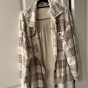 We the free Ruby plaid jacket